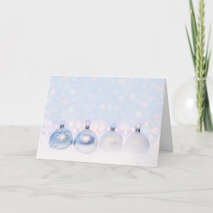 Carte Magical Metallic Christmas Balls
