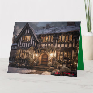 Carte Magie de Noël rustique