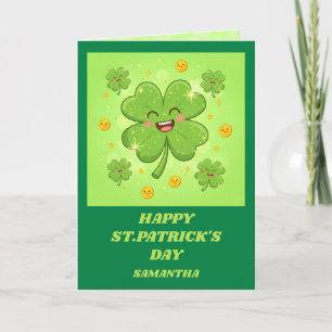 Carte Magie du Trèfle de la Saint-Patrick