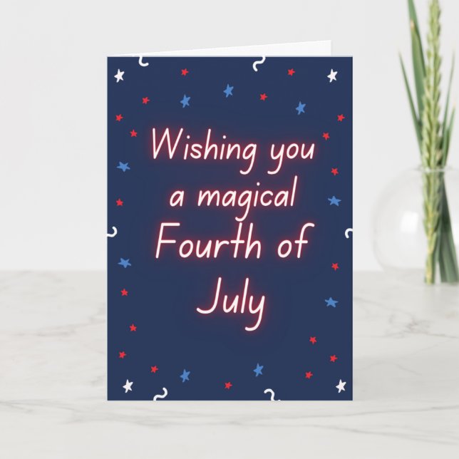 Carte Magique 4 juillet (Devant)