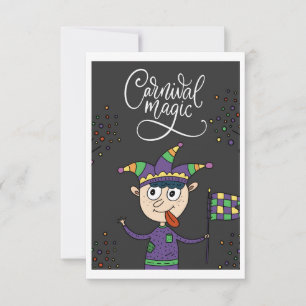 Carte magique Carnaval