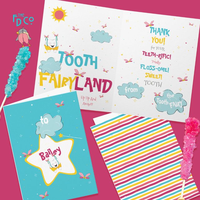 Carte Magique Sparkly Funny ToothFairy Merci (Créateur téléchargé)