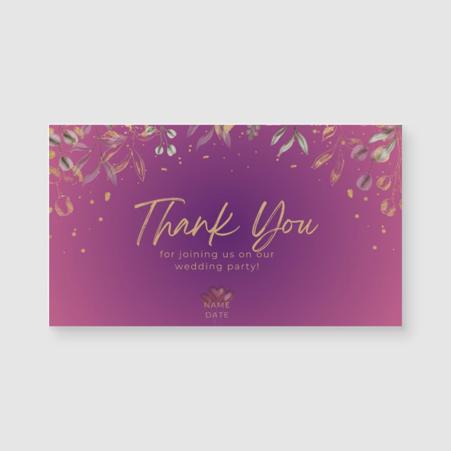 Carte Magnétique (Devant)