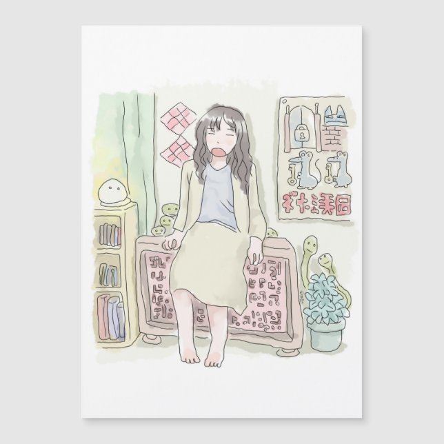 CARTE MAGNÉTIQUE さむにむじ (Devant)