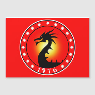 Carte Magnétique 1976 Année du Dragon