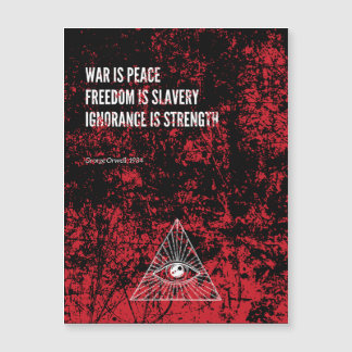 Carte Magnétique 1984 George Orwell War