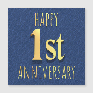 Carte Magnétique 1er anniversaire