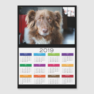 Carte Magnétique 2019 Ajouter un calendrier photo personnalisé