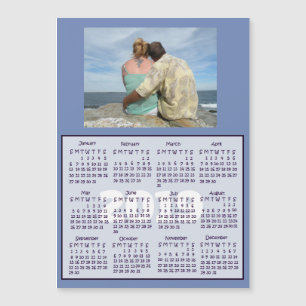 Carte Magnétique 2019 mini calendriers personnalisés d'aimant de