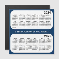 2024-2025 bleu de boîte de police calendrier de 2