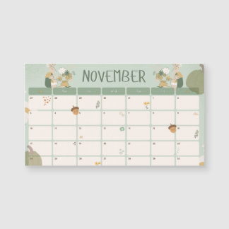 Carte Magnétique 2024 Calendar September, Cute, Minimalist 