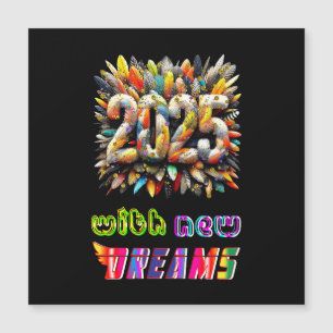 Carte Magnétique 2025 Avec De Nouveaux Rêves