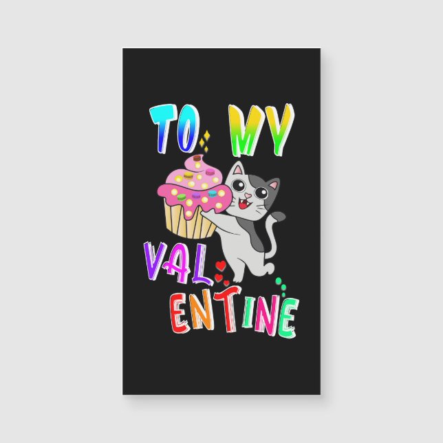 Carte Magnétique À ma Saint Valentin (Devant)