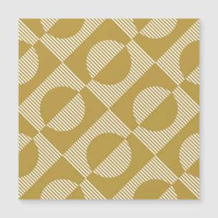 Carte Magnétique Abstrait géométrique Vintage sans couture