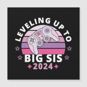 Carte Magnétique  Accéder au rang de grande sœur 2024 Filles