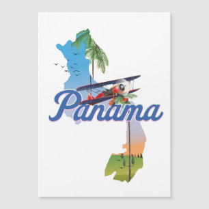 Carte Magnétique Affiche de voyage à Panama