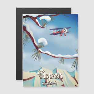 Carte Magnétique Affiche de voyage Aspen Colorado