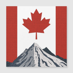 Carte Magnétique Affiche de voyage montagne Canada