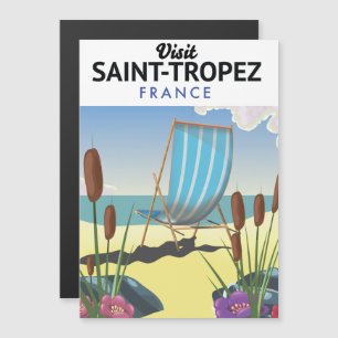 Carte Magnétique Affiche de voyage Saint-Tropez France
