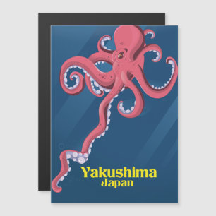 Carte Magnétique Affiche de voyage Yakushima Japon