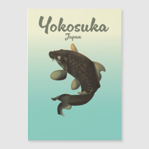 Carte Magnétique Affiche de voyage Yokosuka Japon