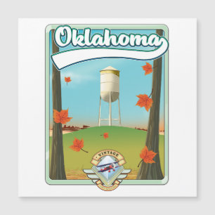Carte Magnétique Affiche Oklahoma Travel