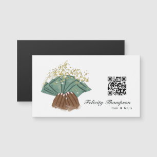 Carte Magnétique African American Hair and Nails QR Code