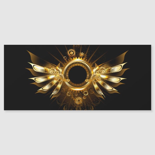 Carte Magnétique Ailes de Steampunk (Devant)