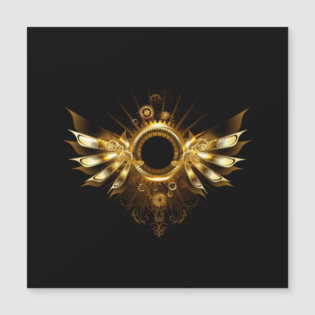 Carte Magnétique Ailes de Steampunk (Devant)