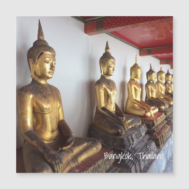 Carte Magnétique aimant Bangkok (Devant)