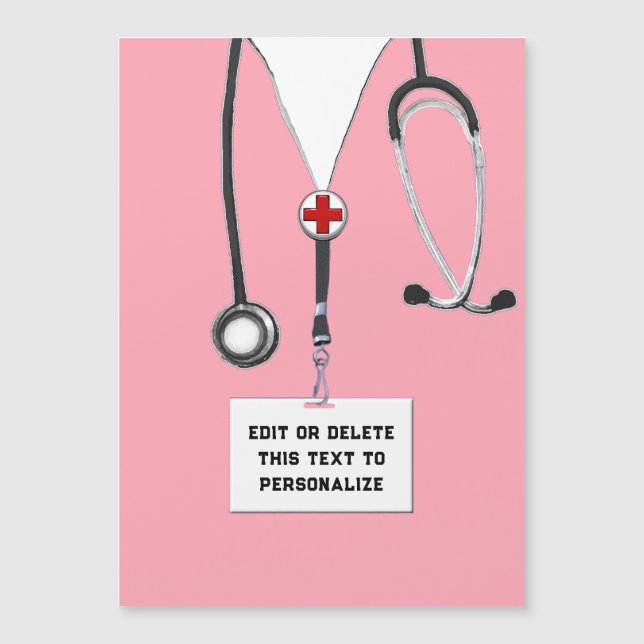 Carte Magnétique Aimant cadeau personnel (Devant)