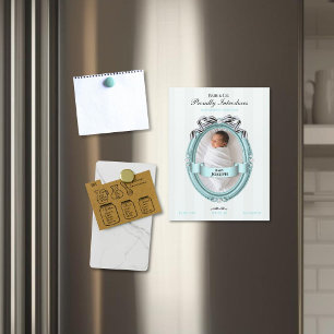 Carte Magnétique Aimant d'annonce de naissance Baby & Co