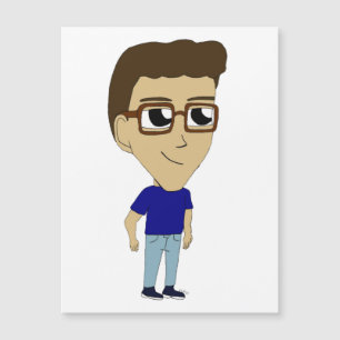 Carte Magnétique aimant de chibi