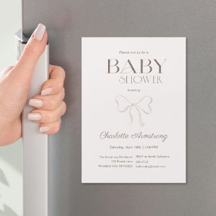 Carte Magnétique Aimant de douche pour bébé fille chic rose poussié
