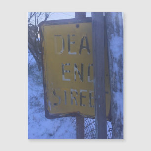 Carte Magnétique Aimant de neige mort