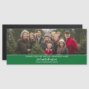 Carte Magnétique Aimant de réunion de famille photo horizontale
