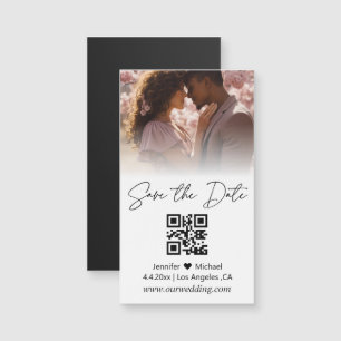 Carte Magnétique aimant de sauvegarde de date de couple de code QR 