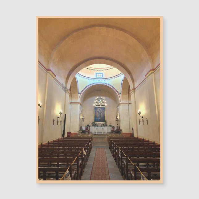 Carte Magnétique Aimant intérieur de l'église (Devant)
