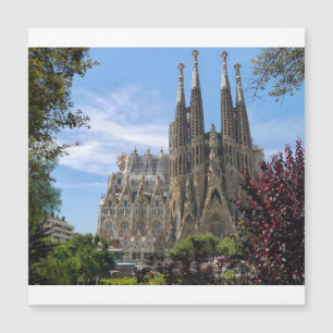 Carte Magnétique Aimant La Sagrada Familia, Barcelone, Espagne