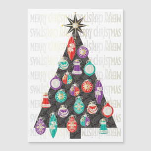 Carte Magnétique Aimant plat de l'arbre de Noël