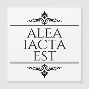 Carte Magnétique Alea Iacta Est