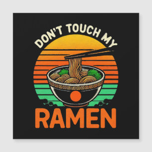 Carte Magnétique Amateur de Ramen, n'y touchez pas