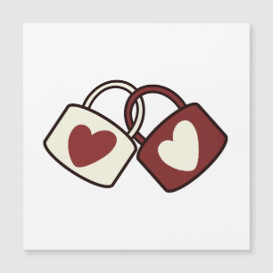 Carte Magnétique Amour, Romantique, Couple