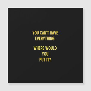 Carte Magnétique Amusant Shopping Hoaring Plaisanterie