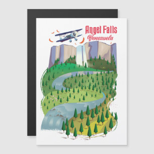 Carte Magnétique Angel Falls Venezuela