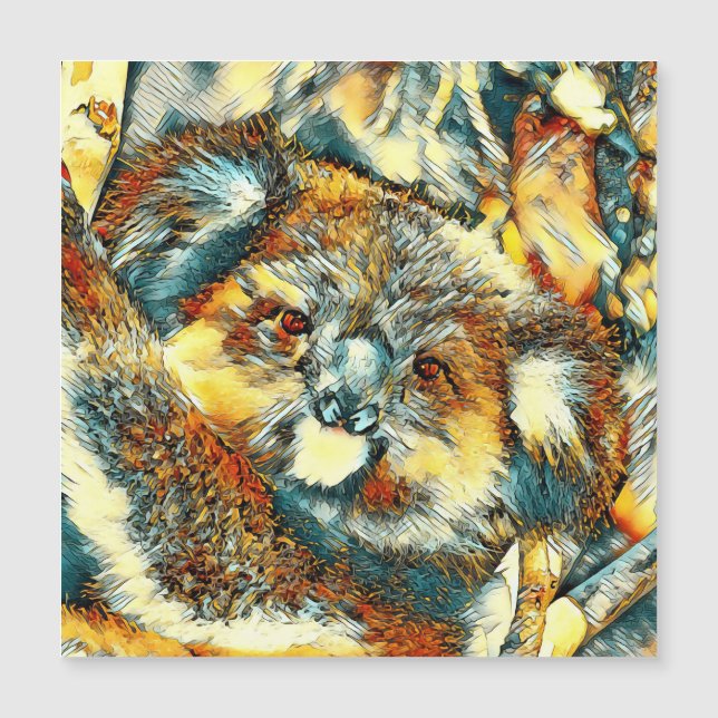 Carte Magnétique AnimalArt_Bear_006 (Devant)