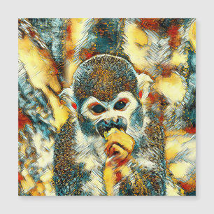 Carte Magnétique AnimalArt_Singe_07
