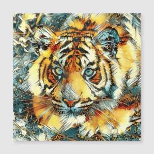 Carte Magnétique AnimalArt_Tiger_006