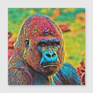 Carte Magnétique AnimalColor_Gorilla_010