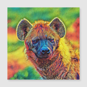 Carte Magnétique AnimalColor_Hyena_001